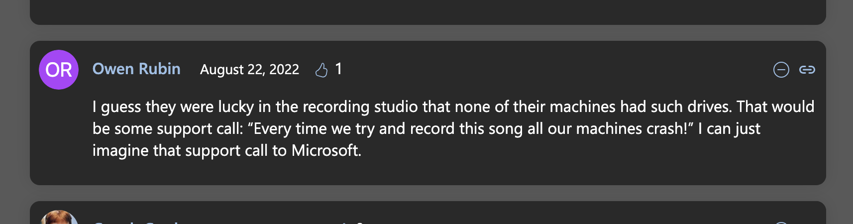 Comments on MS Pub